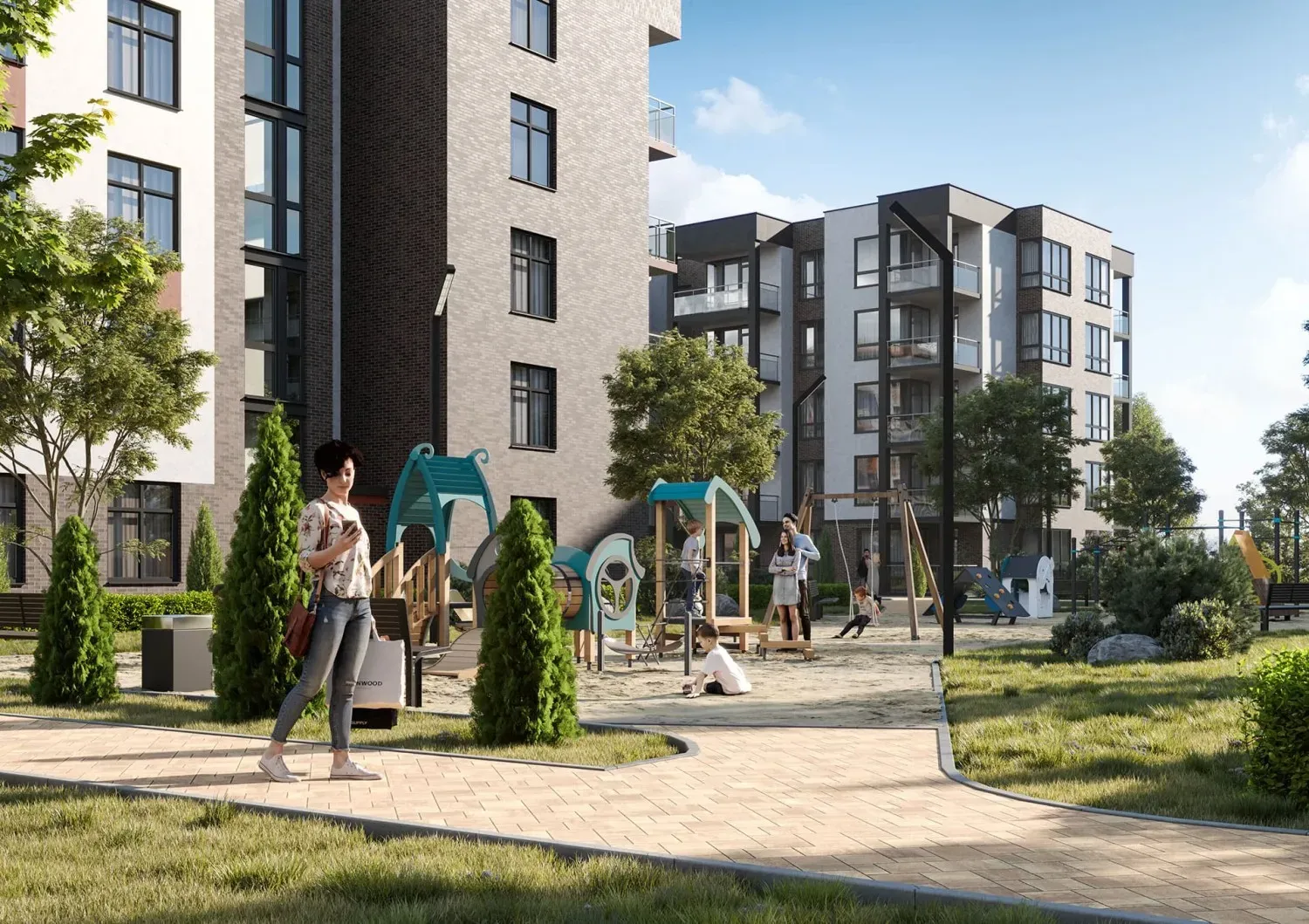 14 детских площадок